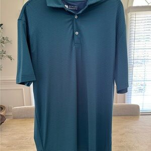 Onward Reserve Men's Blue Striped Polo Shirt